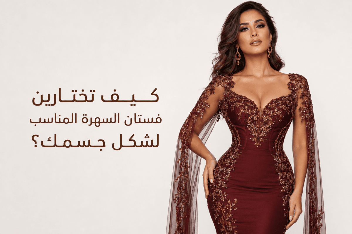 كيف تختارين فستان السهرة المناسب لشكل جسمك؟