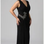 فستان طويل أنيق من تشكيلة LAVYA – موديل LV-022